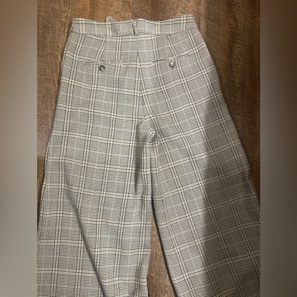 Maeve Plaid Wide Length Pants Anthropologie - Picture 6 of 8